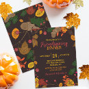 Recherche de jour de thanksgiving invitations Feuilles d'automne