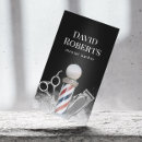 Recherche de barbershop cartes visite Poteau de barbier