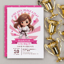 Recherche de fille karaté invitations Pour enfants