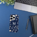 Recherche de motif bleu marine iphone coques Monogrammé