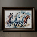 Zoek naar wild paarden posters Schilderij