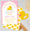 Recherche de ducky baby shower invitations Jaune