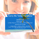 Recherche de voyage voyage vacances cartes visite Palmier