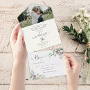 Recherche de greenery mariage invitations Aquarelle