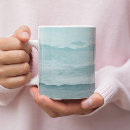 Recherche de paysage abstrait tasses Bleu