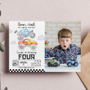 Recherche de monstre anniversaire invitations Voiture de course