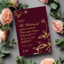 Recherche de antique mariage invitations Feuillage