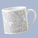 Recherche de argent gris tasses Floral