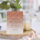 Recherche de rose or invitations Scintille