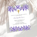 Recherche de lavender petite communion invitations Fille