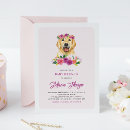Recherche de golden retriever invitations Aquarelle