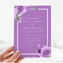 Recherche de lavande mariage invitations Élégant
