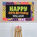 Recherche de 70 s banderoles Pour lui