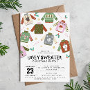 Recherche de ugly sweater party invitations Festif