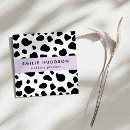 Recherche de motif vache cartes visite Taches de vache