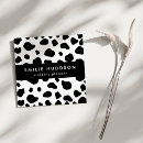 Recherche de motif de vache cartes visite Pour elle