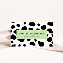 Recherche de motif de vache cartes visite Pour elle