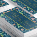 Recherche de colibri bleu cartes visite Fleurs