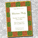 Recherche de red gold green noël invitations Élégant