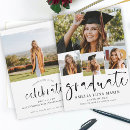 Recherche de photo collage graduation invitations Moderne