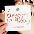 Recherche de rose gold anniversaire cartes Glamour