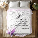 Recherche de versets de la bible couvertures plaids Floral
