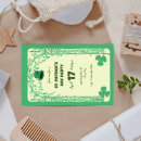 Recherche de trèfle quatre feuilles invitations Lutin