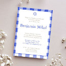 Zoek naar brit milah uitnodigingen Blauw
