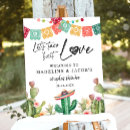 Recherche de cactus baby shower signes Panneau de bienvenue