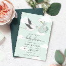 Recherche de vert menthe invitations Mother to be