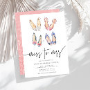 Recherche de miss to mrs bridal shower invitations Élégant