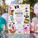 Recherche de pirate fille invitations Sous la mer