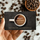 Recherche de cafés cartes visite Espresso