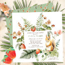 Recherche de nature baby shower invitations Élégant