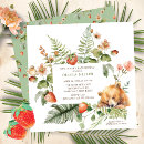 Recherche de nature baby shower invitations Élégant