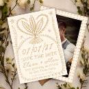 Recherche de boho save the dates Unique