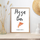 Recherche de pizza fête posters Moderne