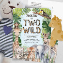 Recherche de two wild invitations Safari