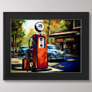 Zoek naar benzinestation posters Auto's