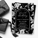 Recherche de rose blanc noir invitations Classique