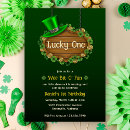 Recherche de st patrick anniversaire invitations Chanceux un