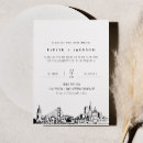 Recherche de skyline mariage invitations De minimaliste