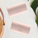 Recherche de maquillage beauté cartes visite Minimaliste