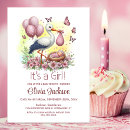 Recherche de cigogne invitations Fleurs