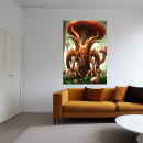 Recherche de champignon rouge posters Contenu générationnel