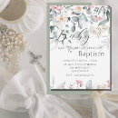 Recherche de de fille baptême invitations Fleurs florales