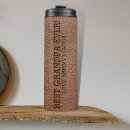 Recherche de faux cuir tasses Élégant