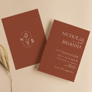Recherche de terre cuite mariage invitations Bohémien
