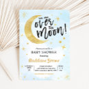 Recherche de lune invitations Baby