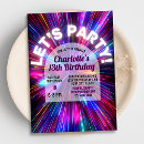 Recherche de couleurs lumineuses invitations Lueur dans l'obscurité